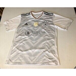 2017 Adidas Deutscher Fussball-Bund Germany Soccer Jersey White Size XL